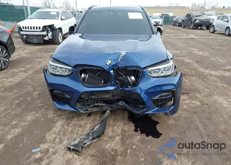 2020 BMW X3 M Competition из США, поврежденный, VIN 5YMTS0C0XLLA57838